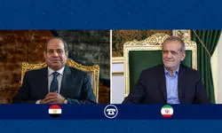 پزشکیان با رئیس جمهور مصر گفتگو کرد