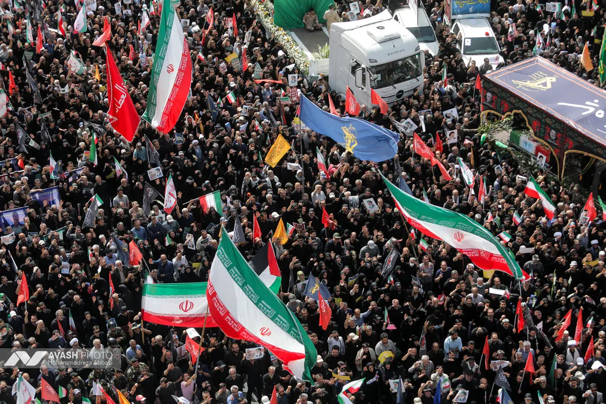 مراسم تشییع پیکر مطهر تعدادی از سرداران و فرماندهان، دانشمندان هسته‌ای