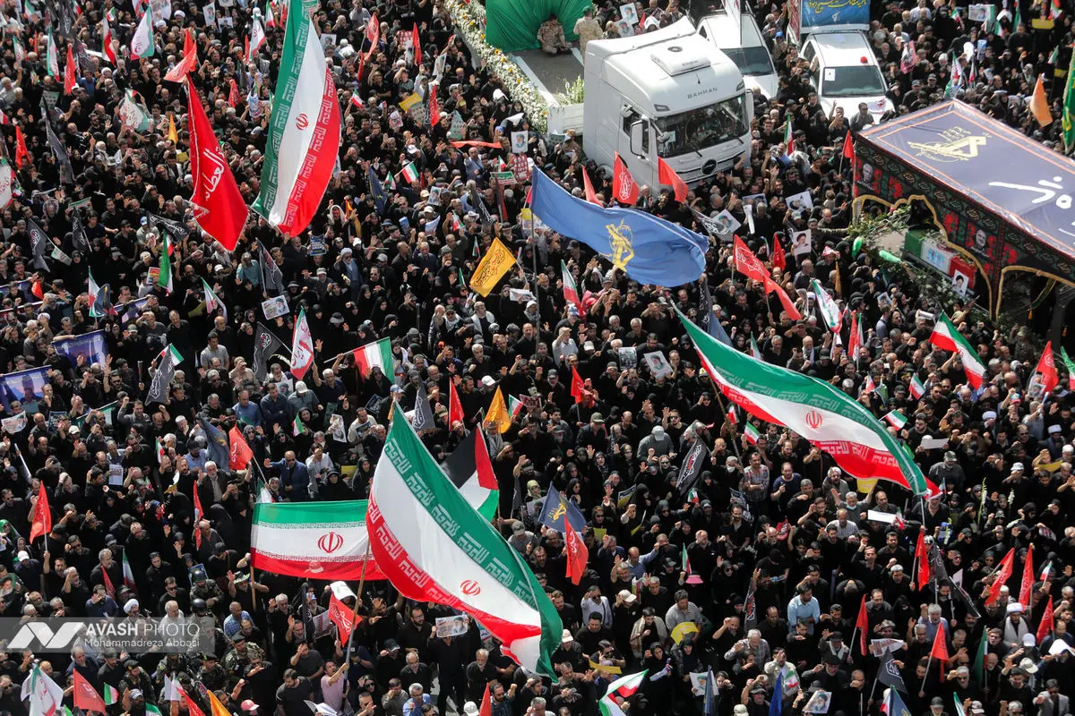 مراسم تشییع پیکر مطهر تعدادی از سرداران و فرماندهان، دانشمندان هسته‌ای