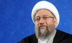 گریه آیت‌الله آملی لاریجانی زمان نام بردن از برادر شهیدش + ببینید 