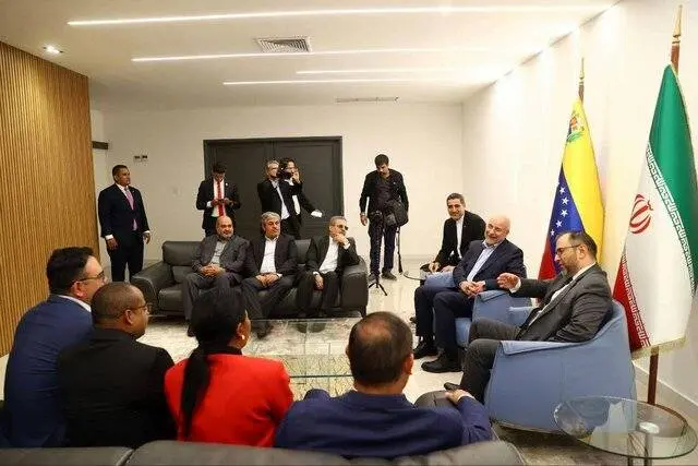 دیدار رئیس مجلس و وزیر خارجه ونزوئلا
