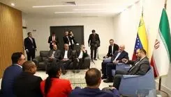دیدار رئیس مجلس و وزیر خارجه ونزوئلا