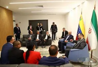 دیدار رئیس مجلس و وزیر خارجه ونزوئلا