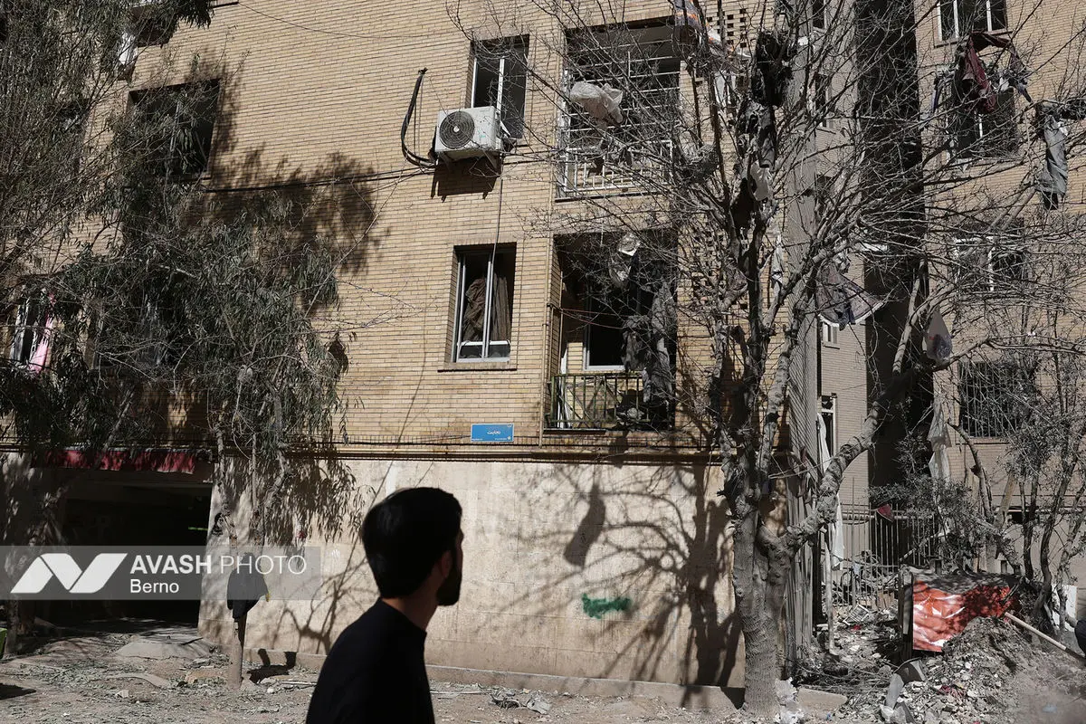 خسارات ناشی از تجاوز هوایی آمریکا و رژیم صهیونیستی به ایران - تهران