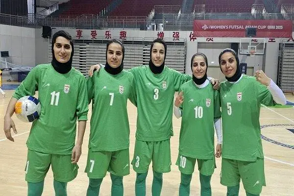 تمرین شاداب ملیپوشان فوتسال زنان ایران در آستانه جام ملتهای آسیا