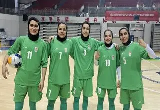 تمرین شاداب ملی‌پوشان فوتسال زنان ایران در آستانه جام ملت‌های آسیا