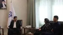 دیدار فرزانه فصیحی با وزیر ورزش و جوانان