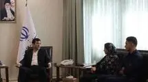 دیدار فرزانه فصیحی با وزیر ورزش و جوانان