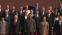 پزشکیان مراسم رژه نیروهای مسلح چین را تماشا کرد