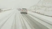 برف و باران در جاده‌های 8 استان