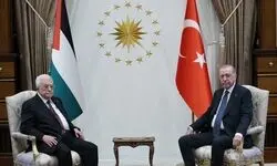 دیدار و گفت‌وگوی اردوغان و محمود عباس در آنکارا