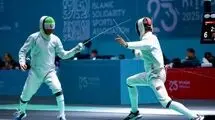 دوئل شمشیربازان ایرانی با پیروزی موشحی/ یک ملی‌پوش حذف شد