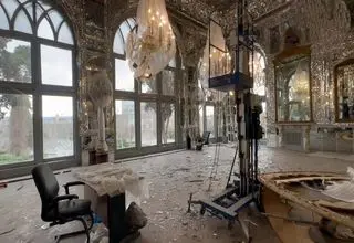 موج انفجار کاخ گلستان را تخریب کرد 