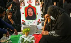 ۱۳ بدر خانواده‌های مینابی در کنار مزار فرزندان شهیدشان