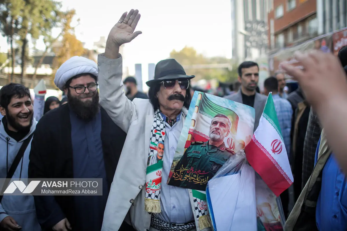 راهپیمایی گرامیداشت روز ۱۳ آبان - تهران