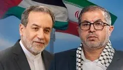 عراقچی با یکی از اعضای حماس گفتگو کرد