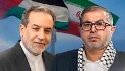 عراقچی با یکی از اعضای حماس گفتگو کرد