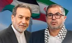 عراقچی با یکی از اعضای حماس گفتگو کرد