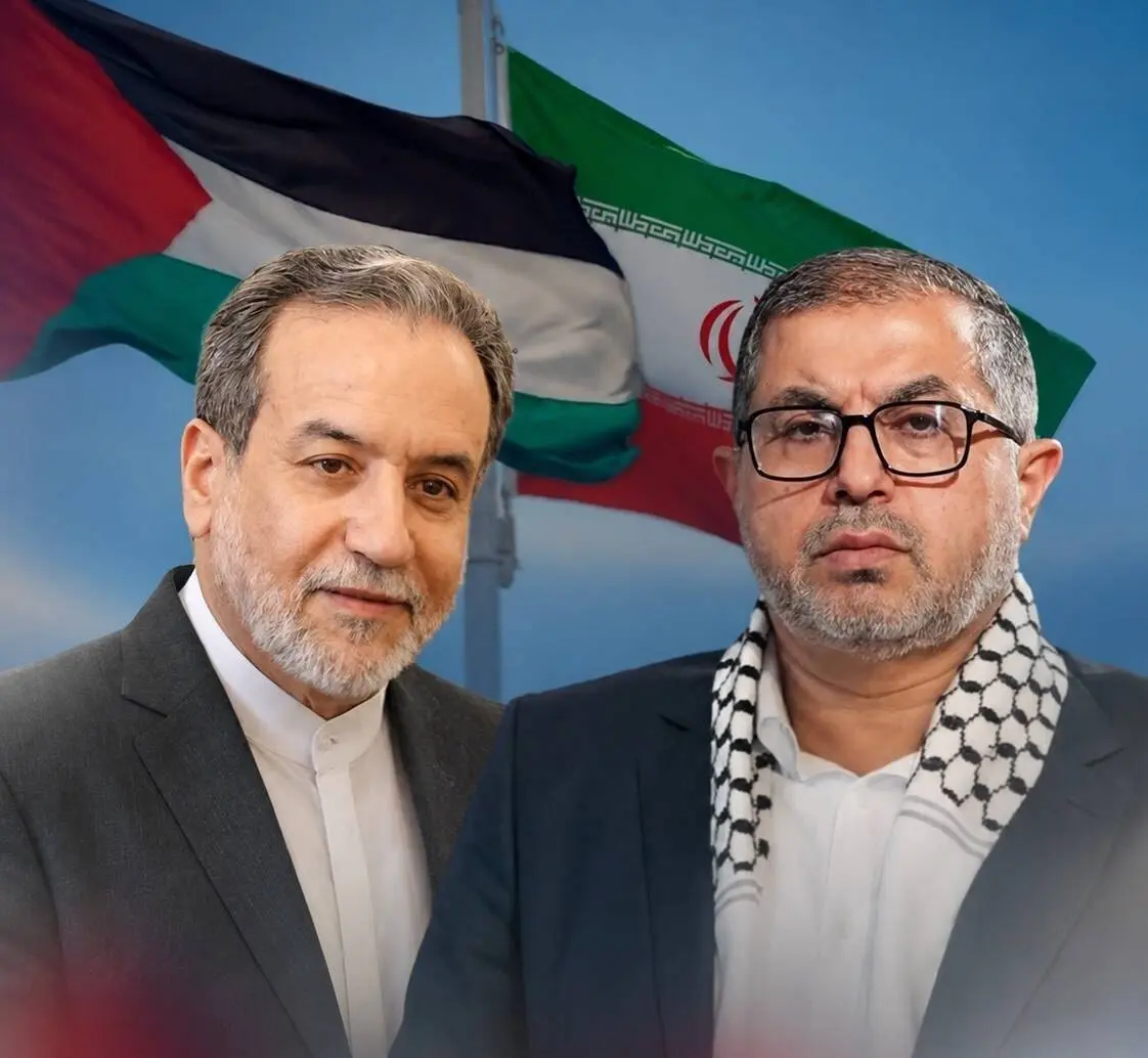عراقچی با یکی از اعضای حماس گفتگو کرد