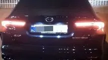 توقیف خودروی سواری با سرعت ۲۰۴ کیلومتر در ساعت =عکس