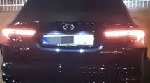 توقیف خودروی سواری با سرعت ۲۰۴ کیلومتر در ساعت =عکس