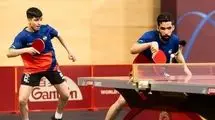 تیم دوبل ایران در رنکینگ جهانی تنیس روی میز ۶۱ پله صعود کرد
