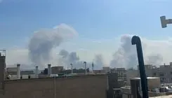 اولین تصاویر از ستون‌های دود در انفجار شدید شرق تهران؛ امروز 13 اسفند