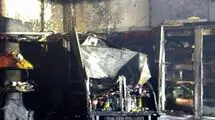  یک کارخانه آمریکایی_اسرائیلی در شهر ام‌الفهم ناحیه حیفا در آتش سوخت + فیلم