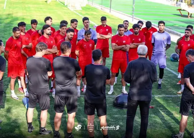 تمرین پرسپولیس یک میهمان ویژه داشت (عکس)
