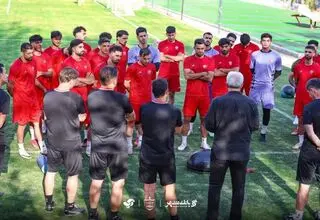 تمرین پرسپولیس یک میهمان ویژه داشت (عکس)
