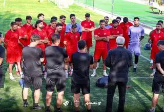 تمرین پرسپولیس یک میهمان ویژه داشت (عکس)
