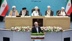 سخنرانی پزشکیان در جمع اعضای مجلس خبرگان در قم
