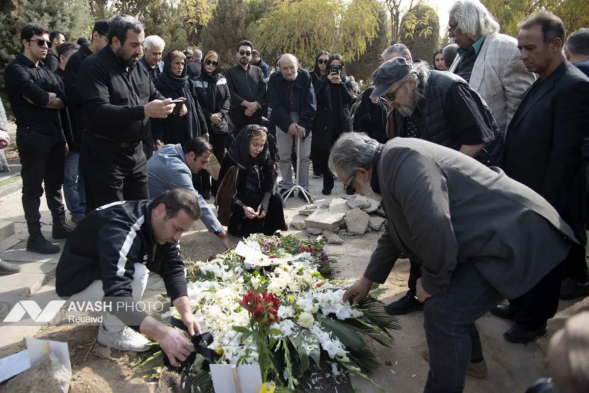 مراسم تشییع پیکر «همایون ارشادی»
