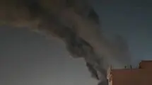 تصاویر آتش سوزی و دود غلیظ در شرق تهران