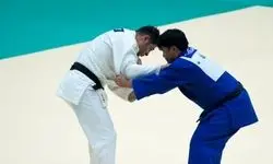 فرید عساکره در جایگاه پنجم مسابقات جودو ایستاد