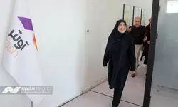 بازدید فاطمه مهاجرانی سخنگوی دولت از تحریریه آوش 