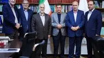 دیدار تاج و قلعه‌نویی با رئیس سازمان برنامه و بودجه