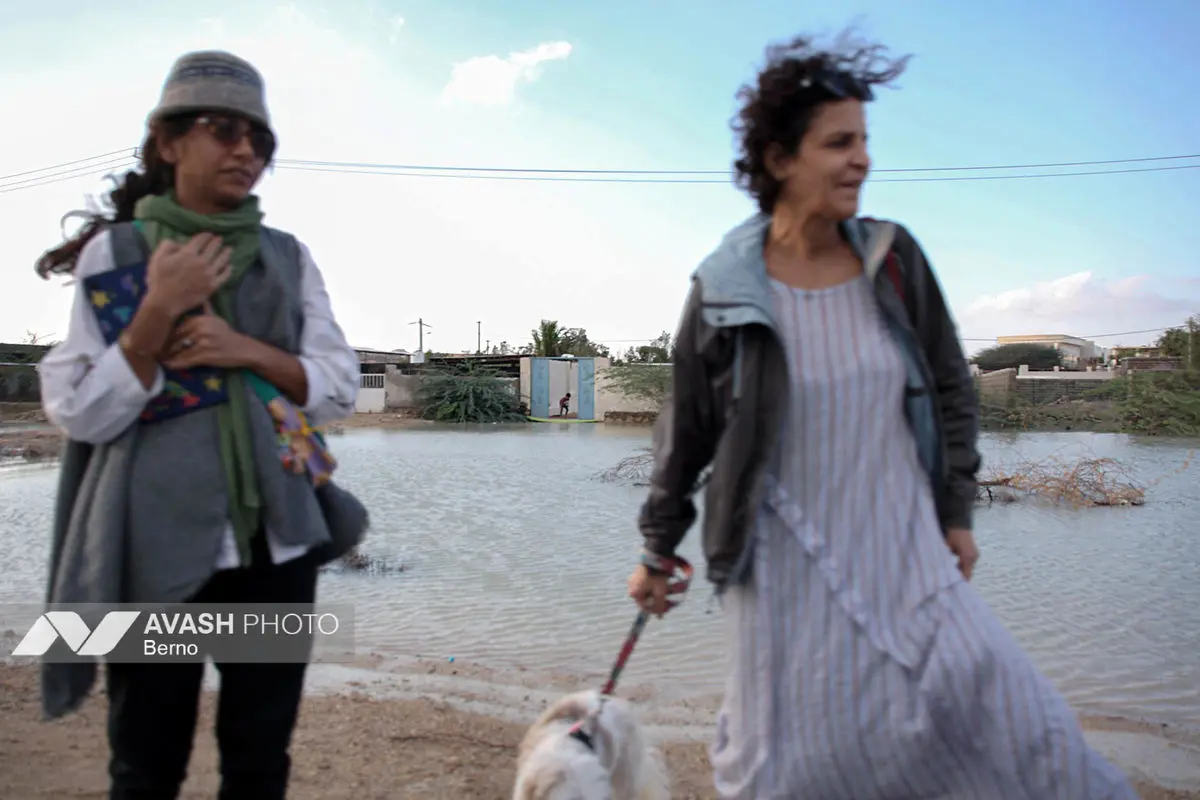 جزیره قشم پس از وقوع سیل