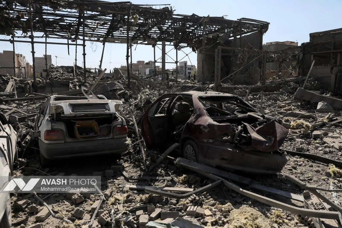 خسارات ناشی از تجاوز هوایی آمریکا و رژیم صهیونیستی به ایران - تهران /  ۱۴ اسفند ۱۴۰۴