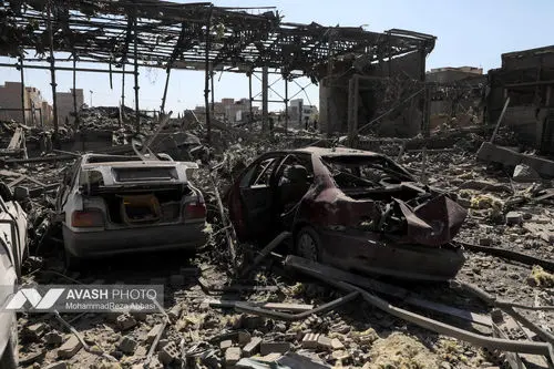 خسارات ناشی از تجاوز هوایی آمریکا و رژیم صهیونیستی به ایران - تهران /  ۱۴ اسفند ۱۴۰۴