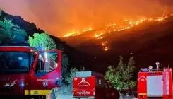 آتش‌سوزی در ارتفاعات دراک شیراز