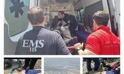 نجات جان خلبان پاراگلایدر از دره ۲۰۰ متری در تهران