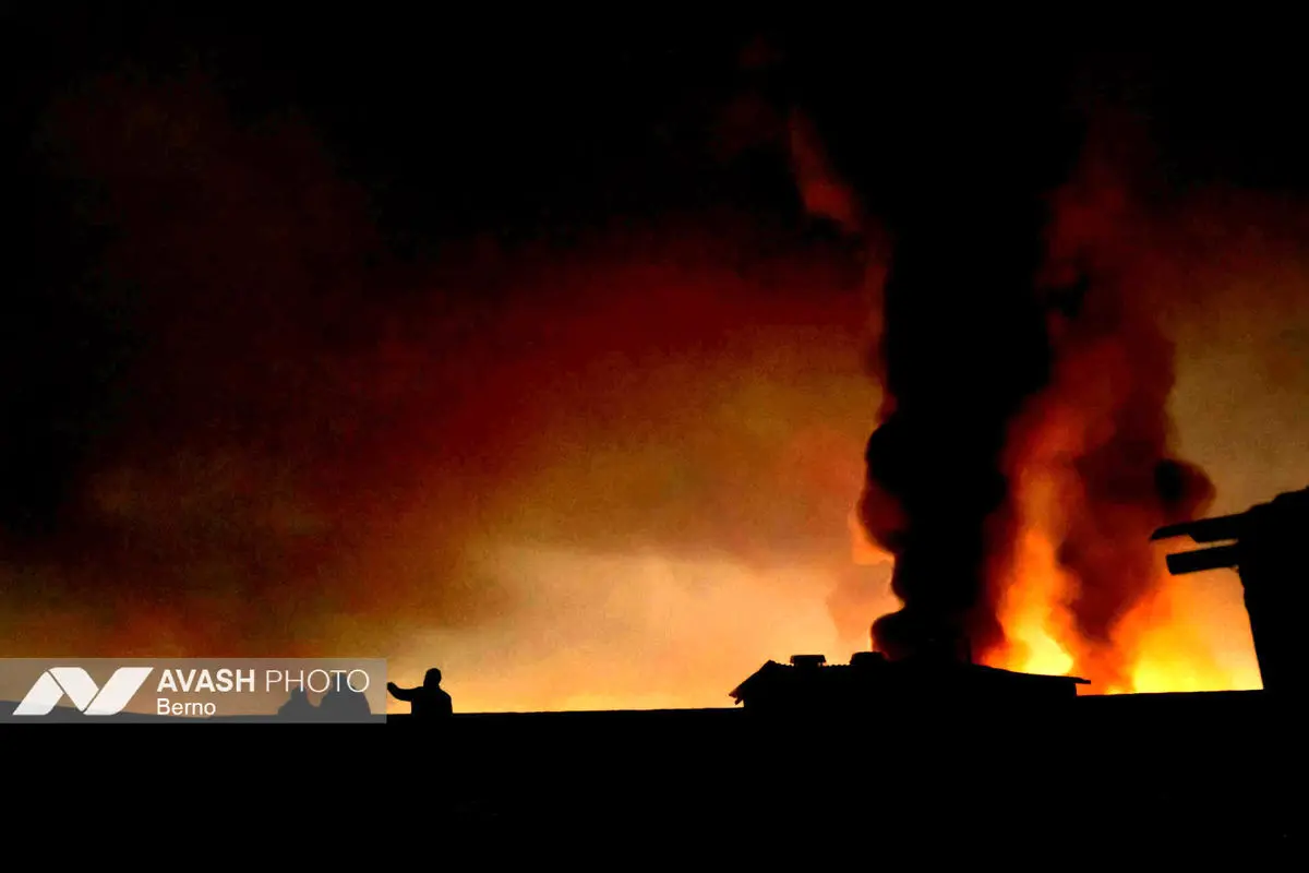 حمله موشکی آمریکایی - صهیونیستی به مناطقی از غرب تهران
