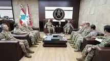دیدار و گفت‌وگوی فرمانده ارتش لبنان و فرمانده عملیات ویژه سنتکام