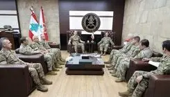 دیدار و گفت‌وگوی فرمانده ارتش لبنان و فرمانده عملیات ویژه سنتکام