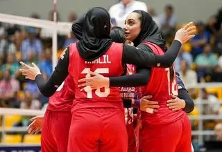 بانوان ملی‌پوش والیبال ایران مقابل استرالیا به پیروزی دست یافتند