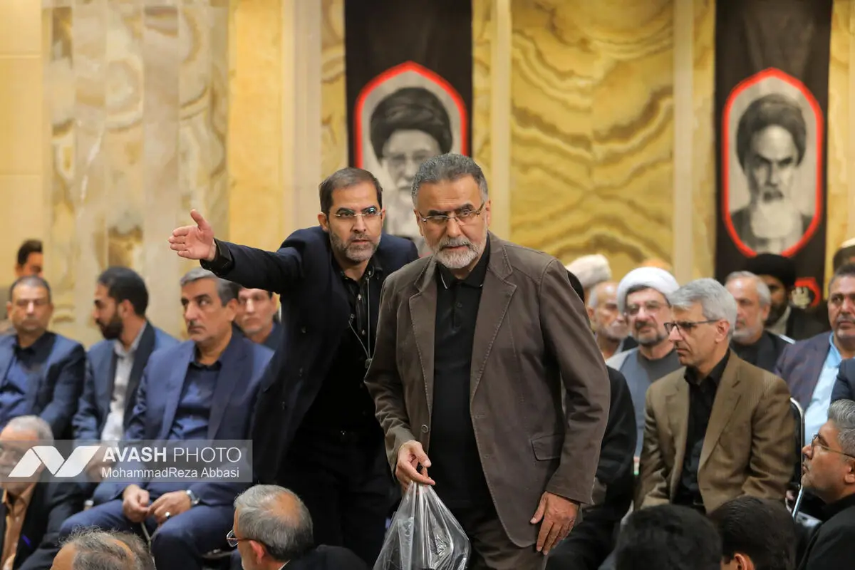 مراسم گرامیداشت شهید علی لاریجانی و فرزندش شهید مرتضی لاریجانی