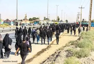 شرکت جامعه ورزش در راهپیمایی اربعین حسینی