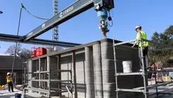 با پرینتر، خانه می‌سازند