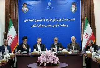 برگزاری نشست کمیسیون امنیت ملی و سیاست خارجی مجلس با وزیر امور خارجه